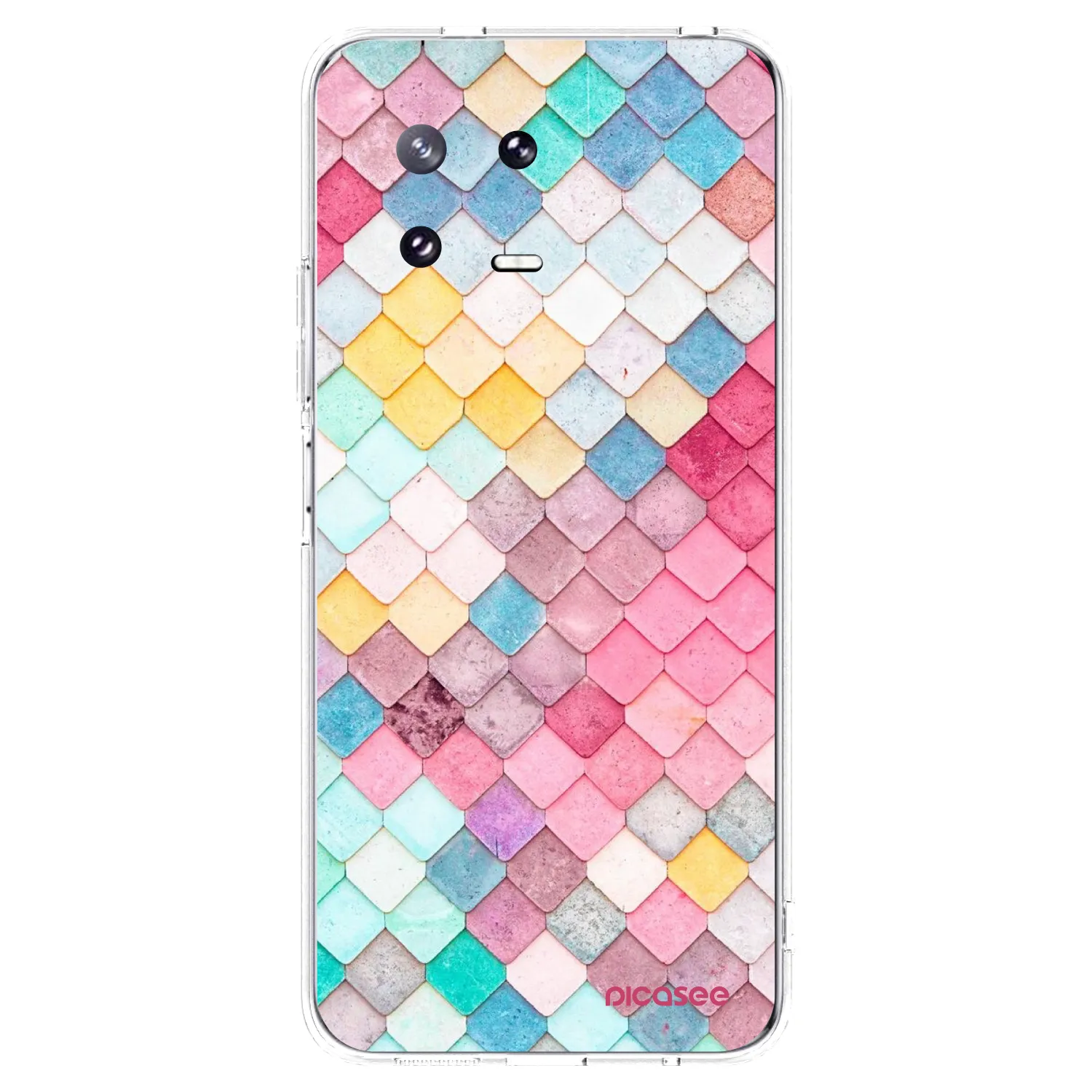 Picasee silikonska prozirna maskica za Xiaomi 13 Pro - Colorful roof