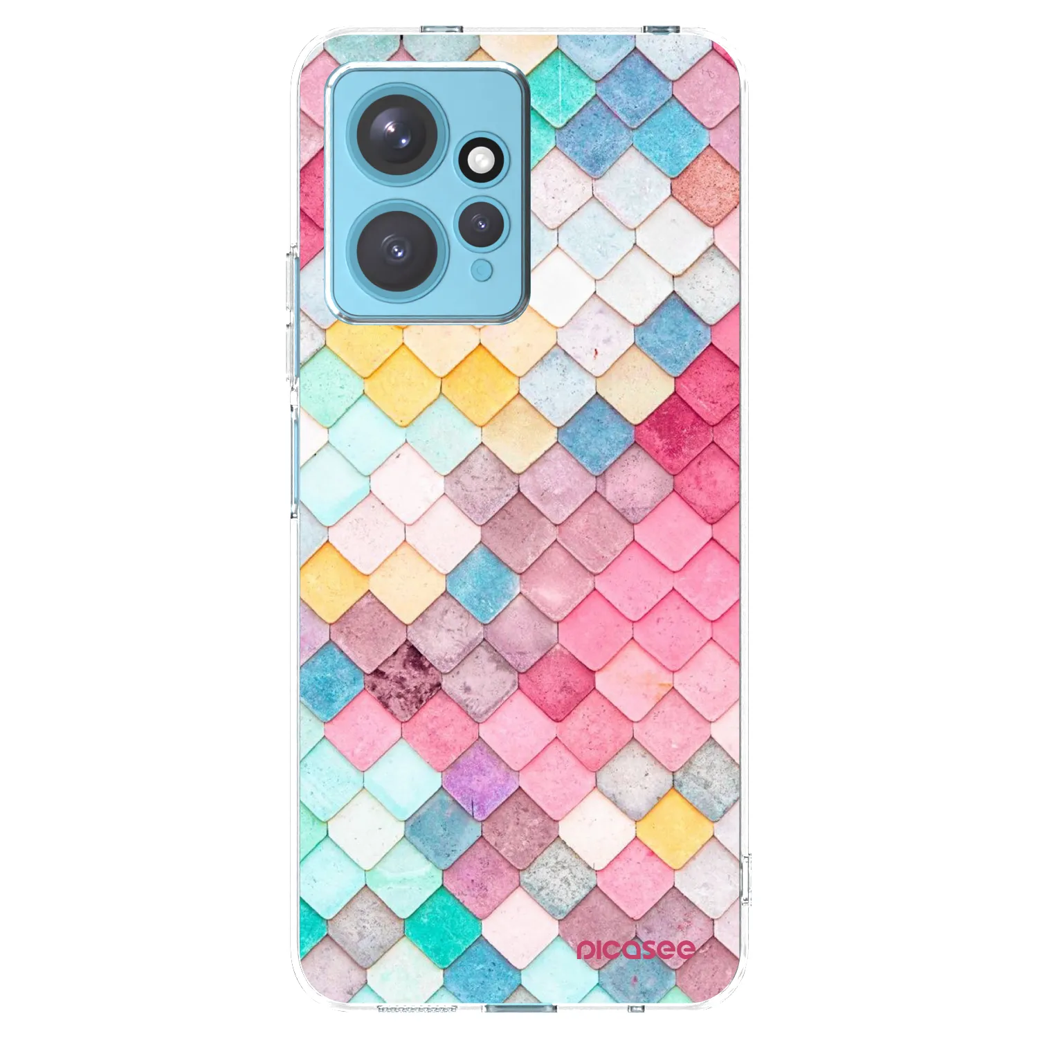 Picasee silikonska prozirna maskica za Xiaomi Redmi Note 12 4G - Colorful roof
