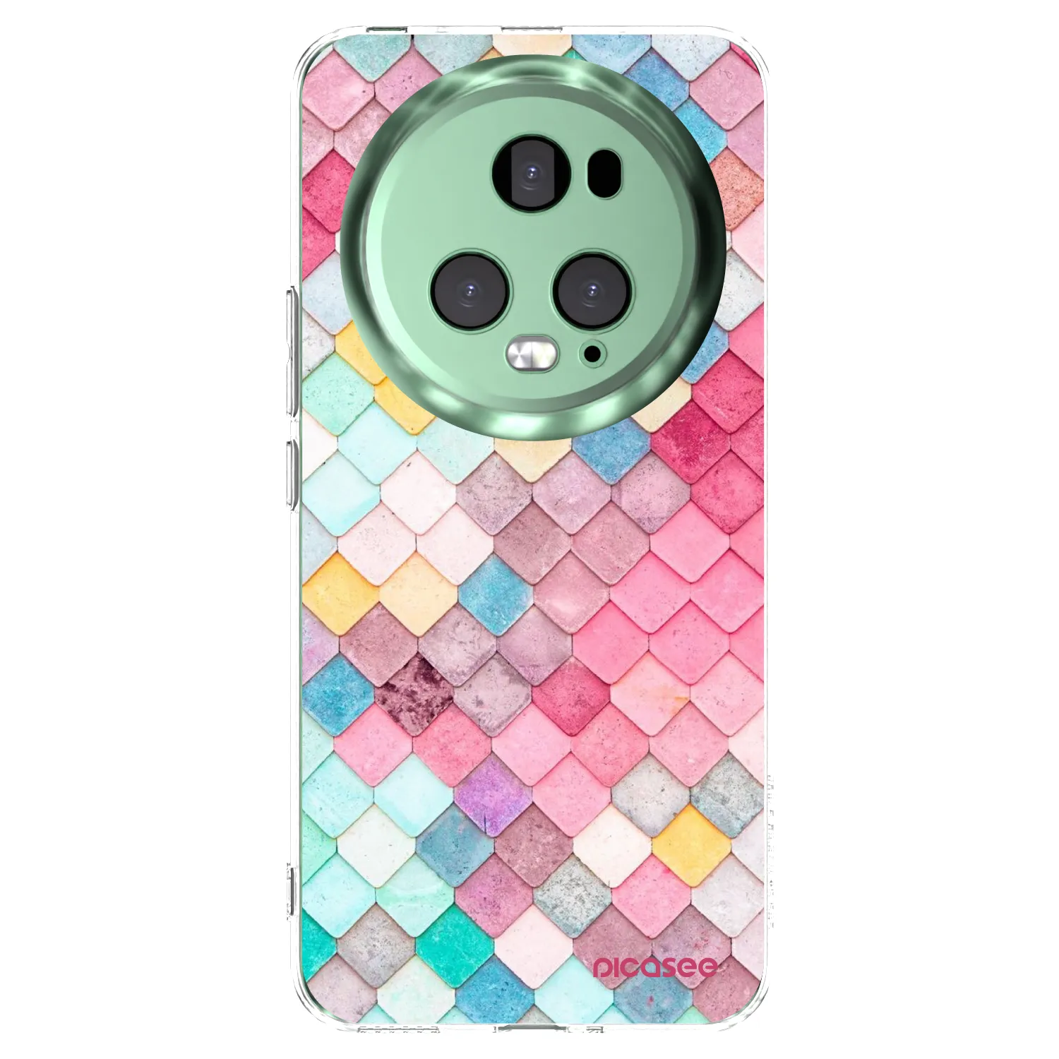 Picasee silikonska prozirna maskica za Honor Magic5 Pro - Colorful roof