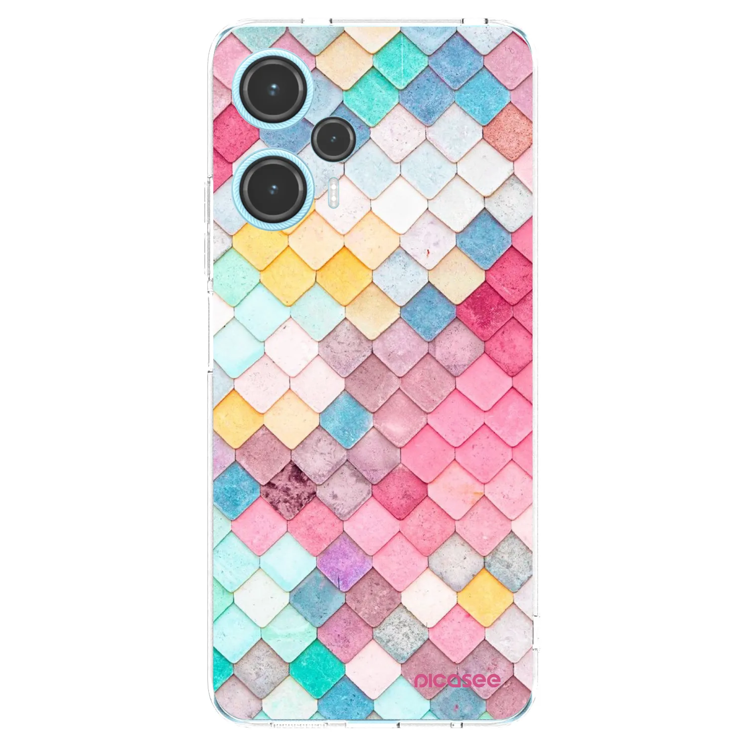 Picasee silikonska prozirna maskica za Xiaomi Poco F5 - Colorful roof