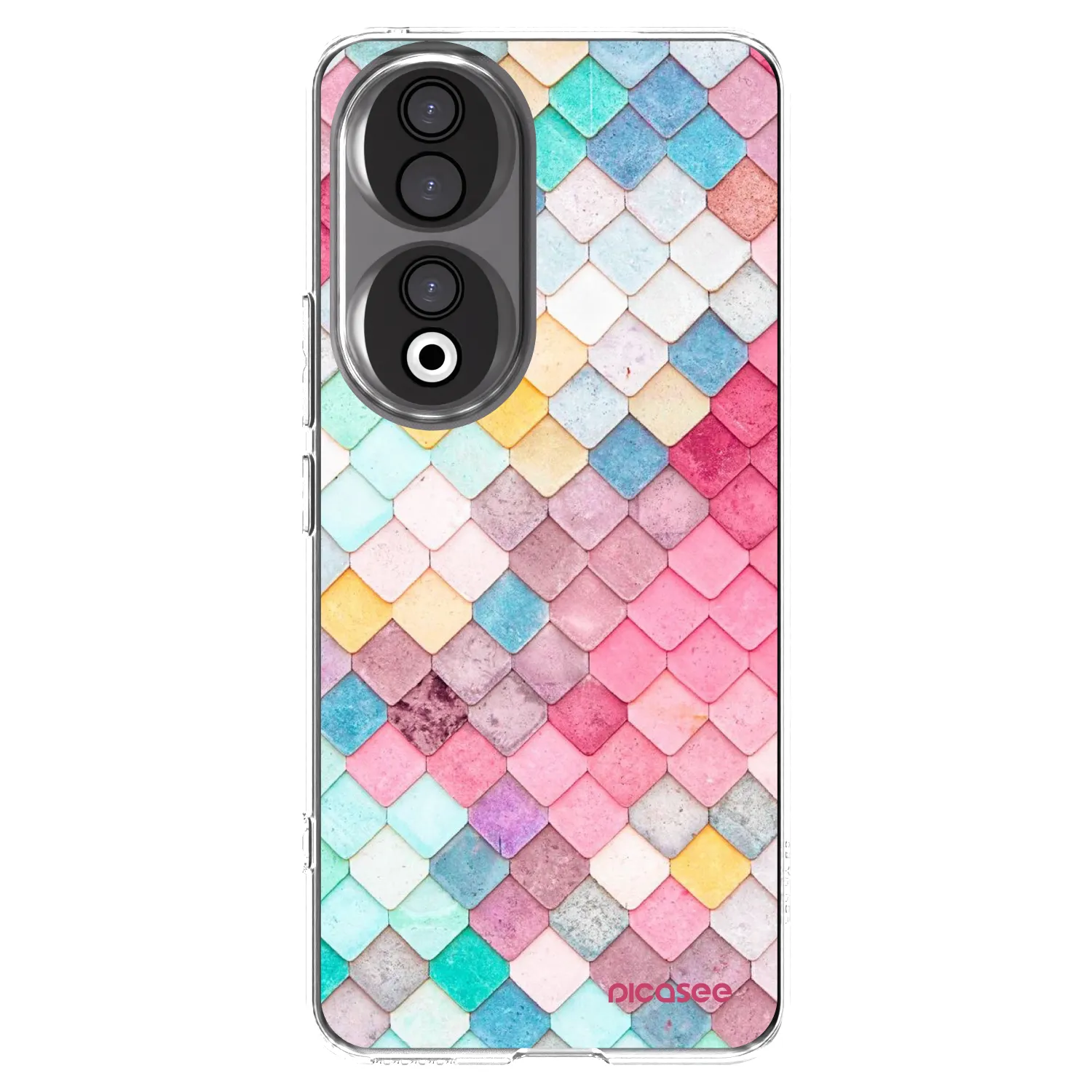 Picasee silikonska prozirna maskica za Honor 90 5G - Colorful roof
