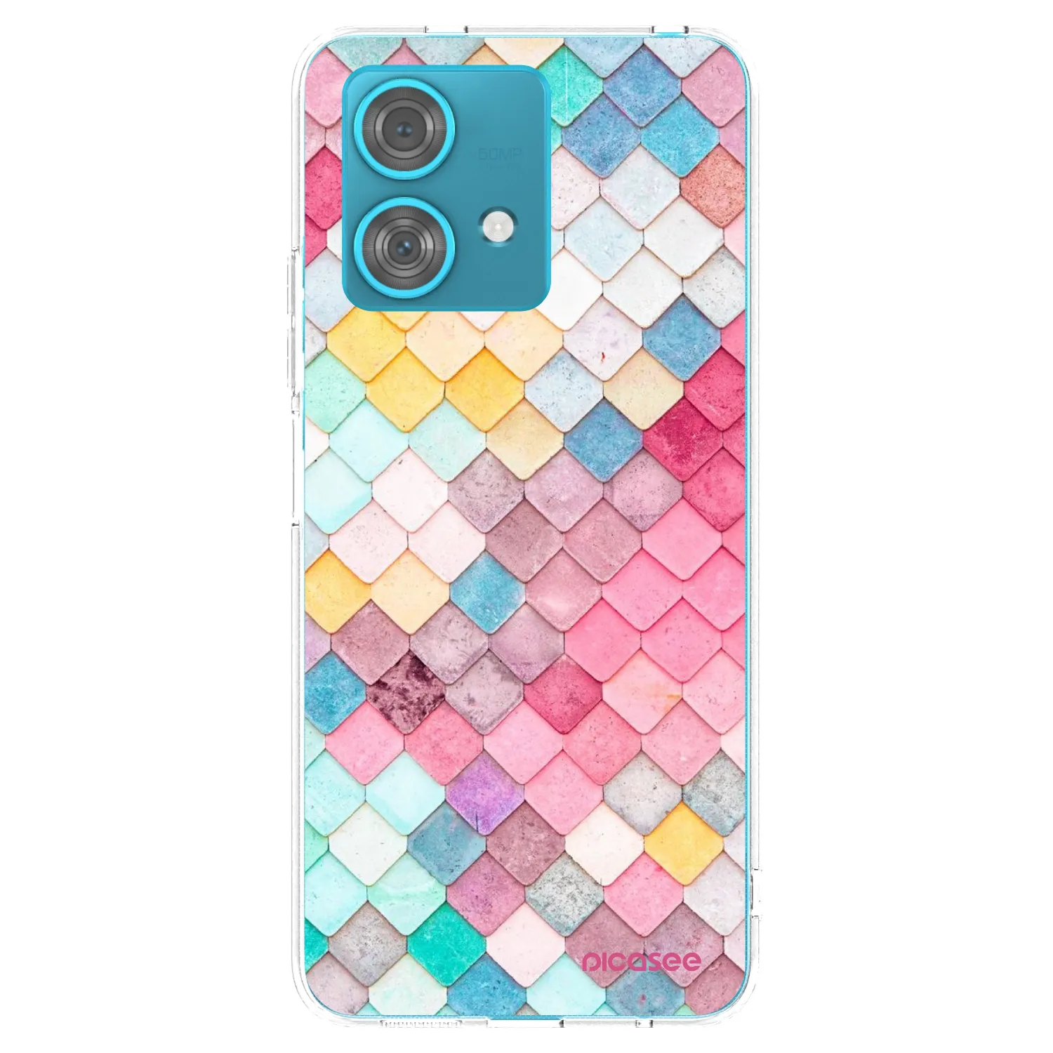 Picasee silikonska prozirna maskica za Motorola Edge 40 Neo - Colorful roof