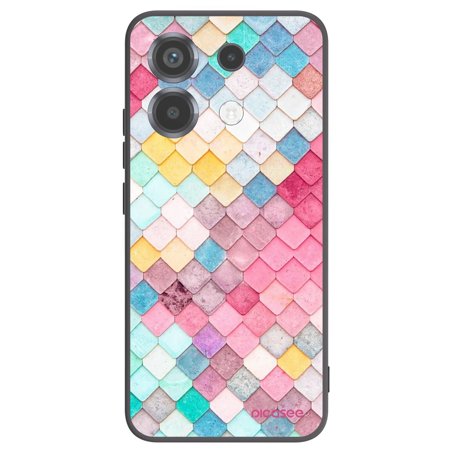 Picasee crna silikonska maskica za Xiaomi Poco X6 - Colorful roof