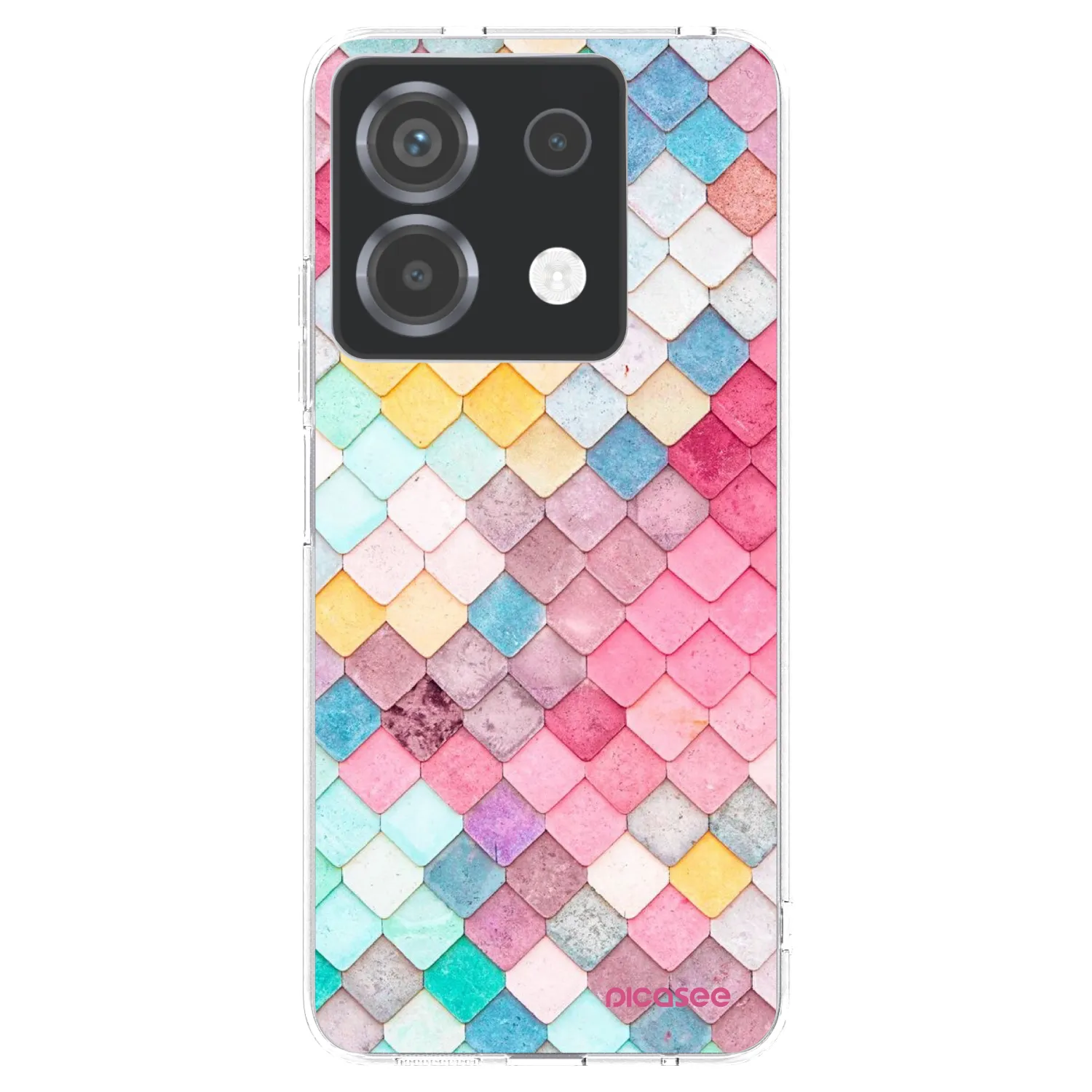Picasee silikonska prozirna maskica za Xiaomi Poco X6 - Colorful roof