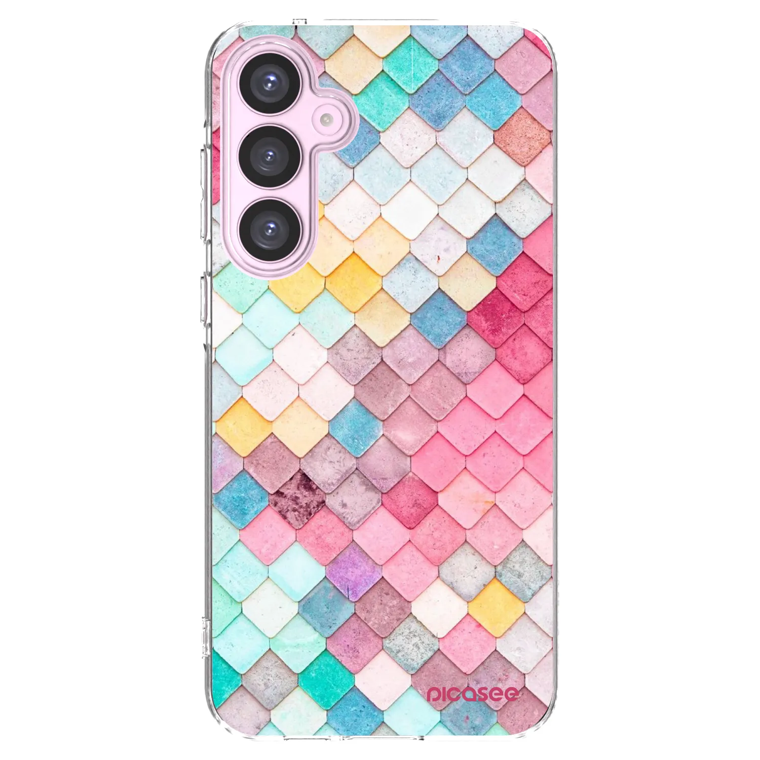 Picasee silikonska prozirna maskica za Samsung Galaxy A55 5G A556B - Colorful roof