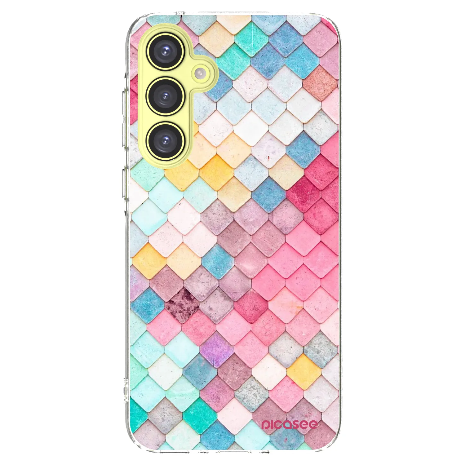 Picasee silikonska prozirna maskica za Samsung Galaxy A35 5G A356B - Colorful roof