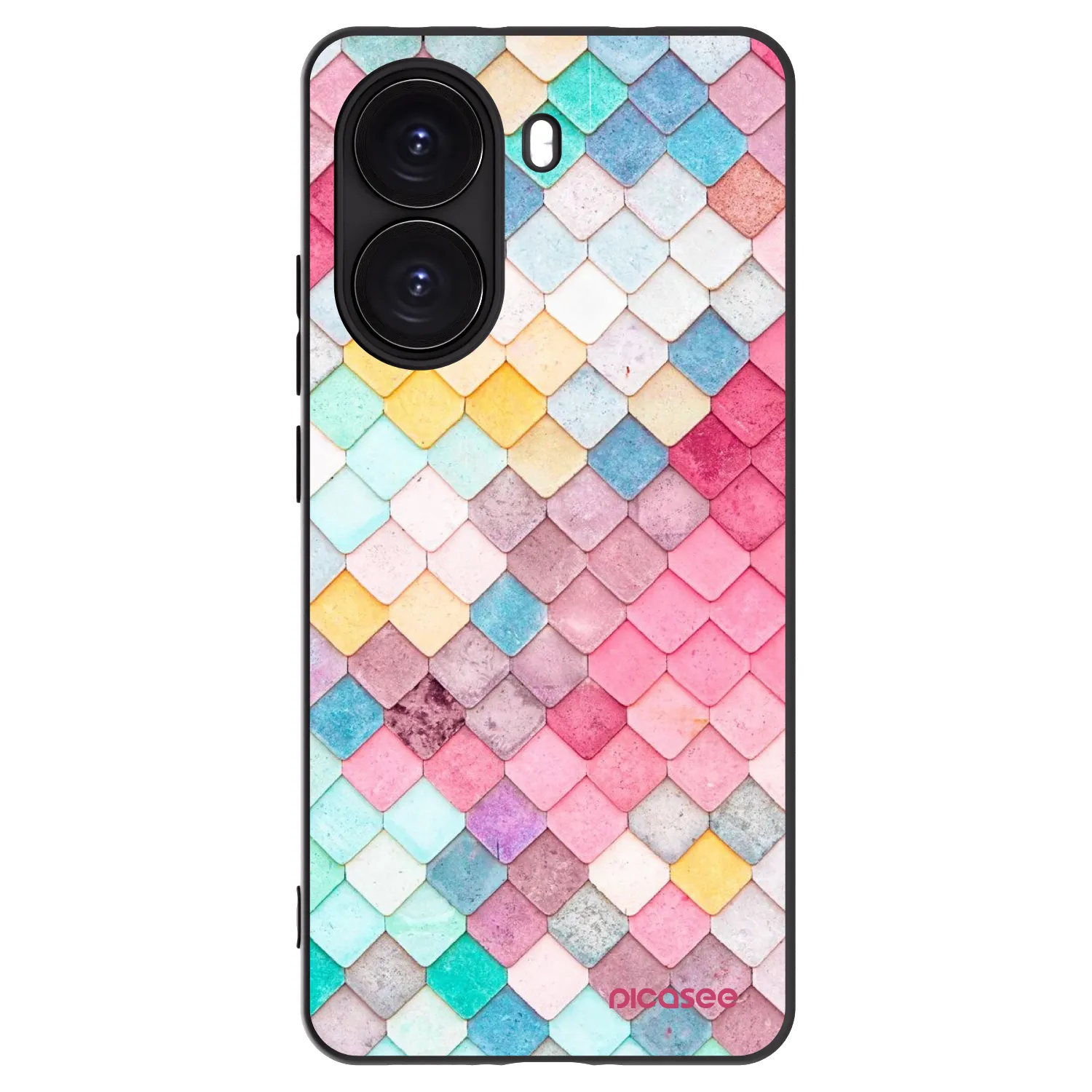 Picasee crna silikonska maskica za Xiaomi Poco X7 Pro 5G - Colorful roof