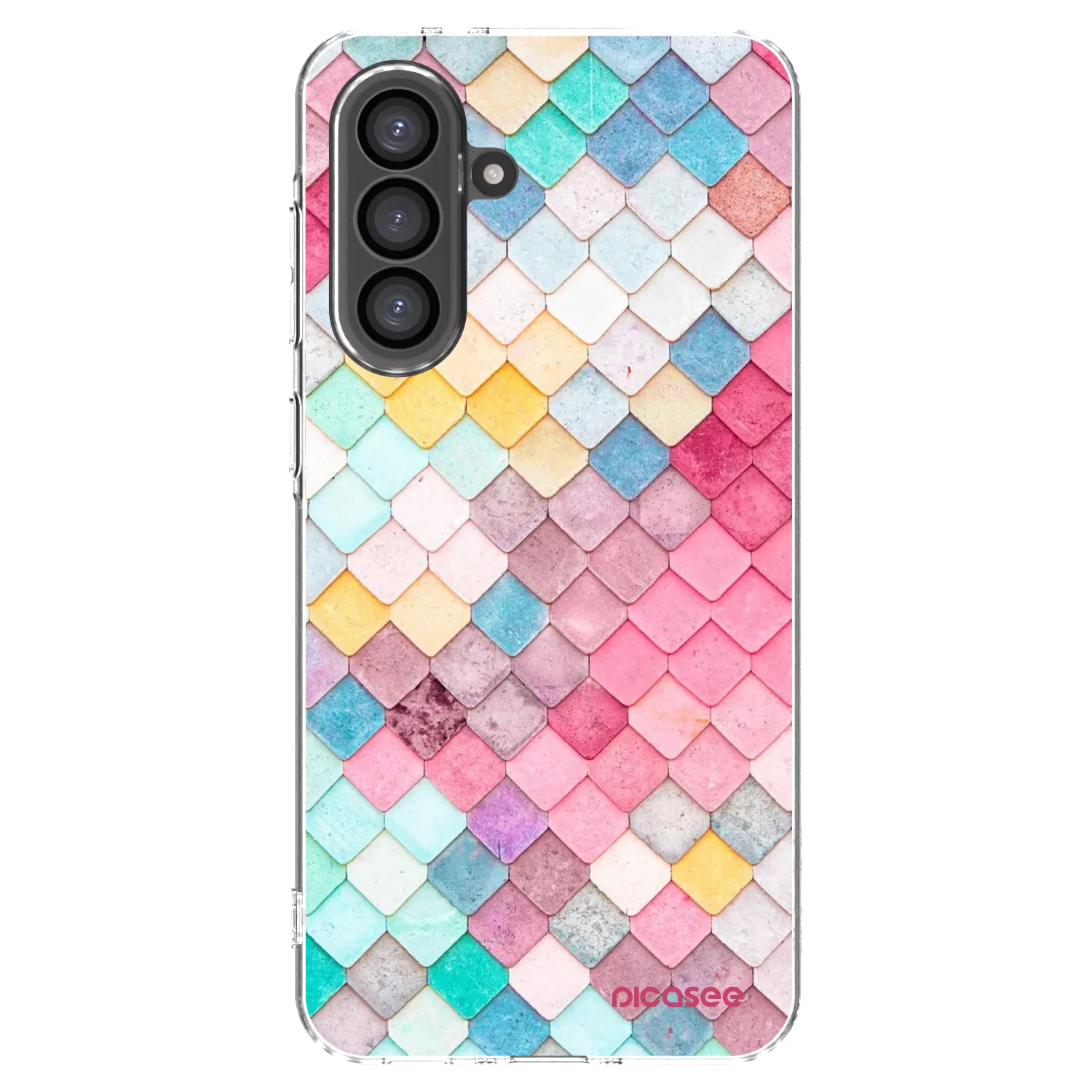 Picasee silikonska prozirna maskica za Samsung Galaxy A56 5G A566B - Colorful roof
