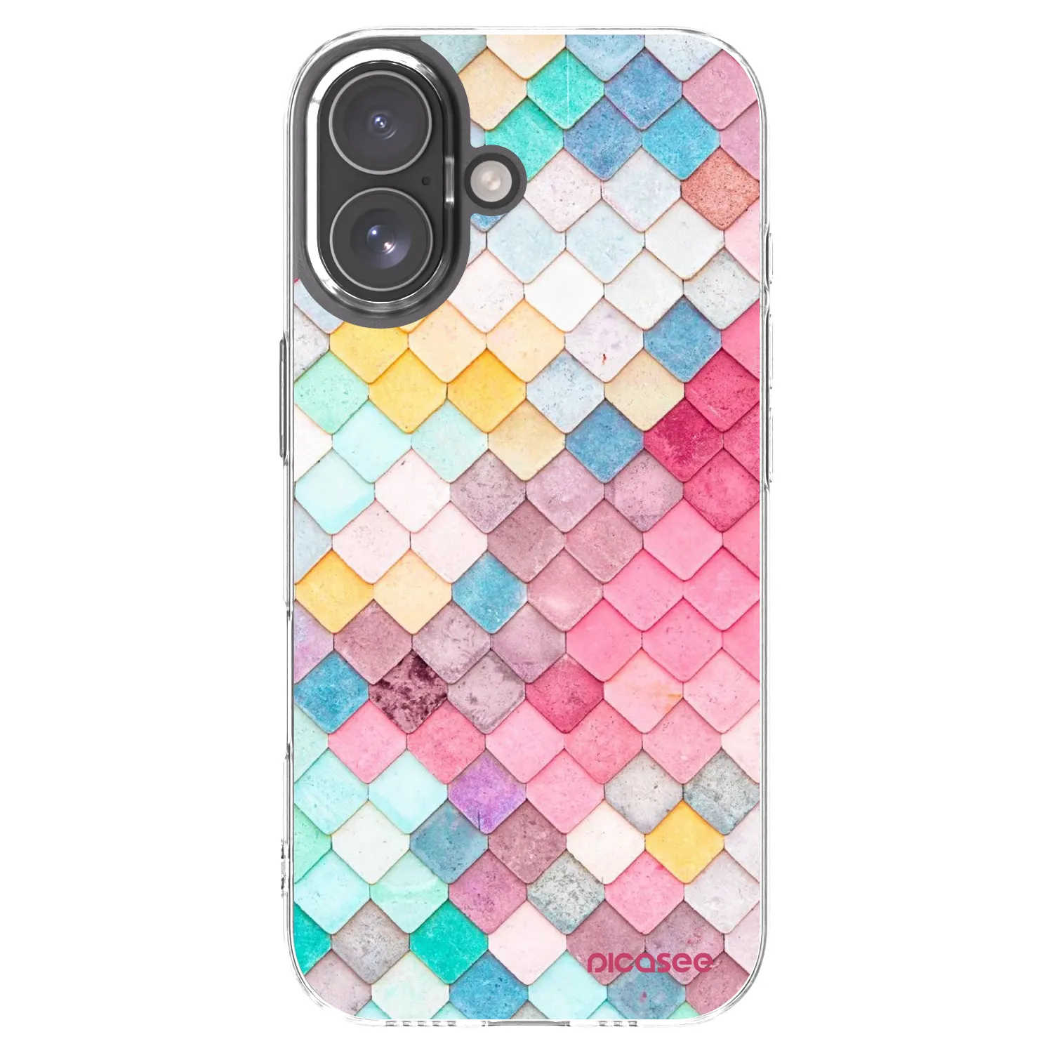 Picasee silikonska prozirna maskica za Apple iPhone 17 - Colorful roof