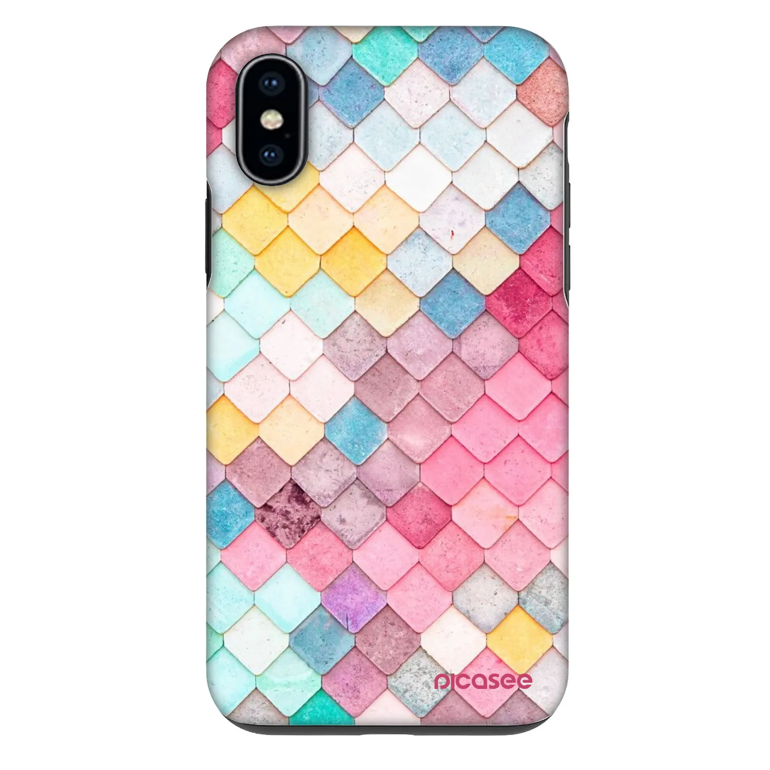 Picasee Fashion Case za Apple iPhone X/XS - Colorful roof