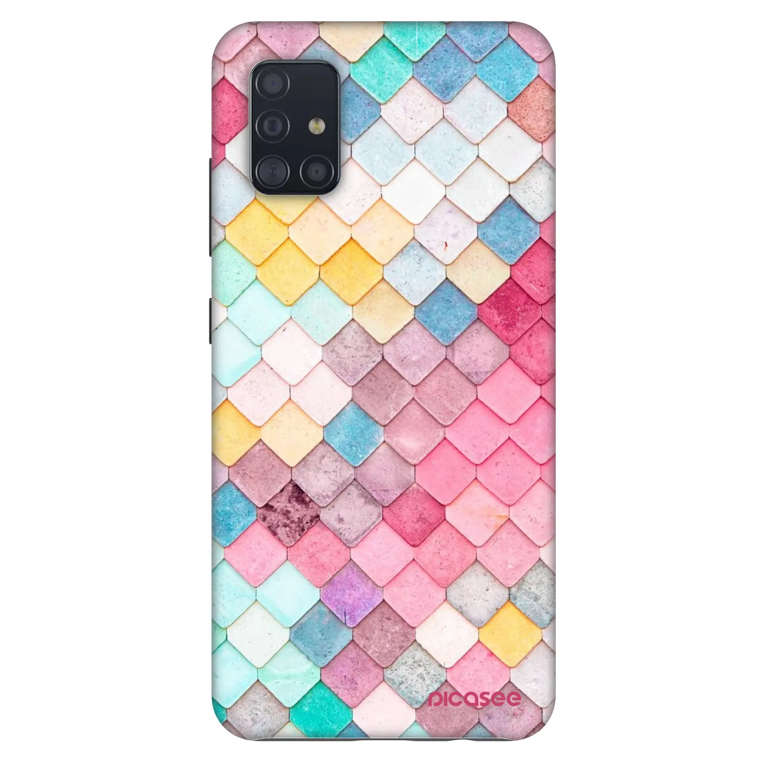 Picasee Fashion Case za Samsung Galaxy A51 A515F - Colorful roof
