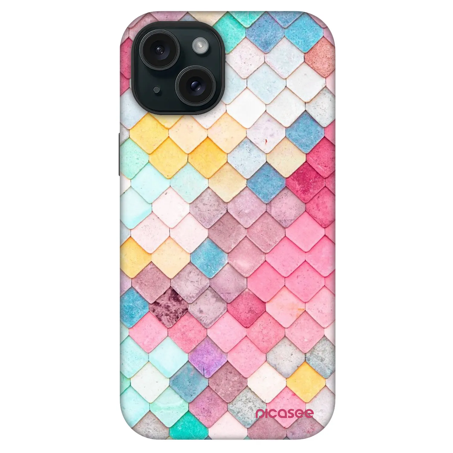 Picasee Fashion Case MagSafe za Apple iPhone 15 - Colorful roof