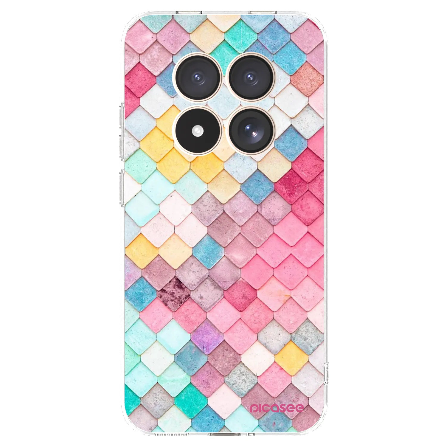 Picasee silikonska prozirna maskica za Xiaomi Redmi Note 15 Pro 4G - Colorful roof