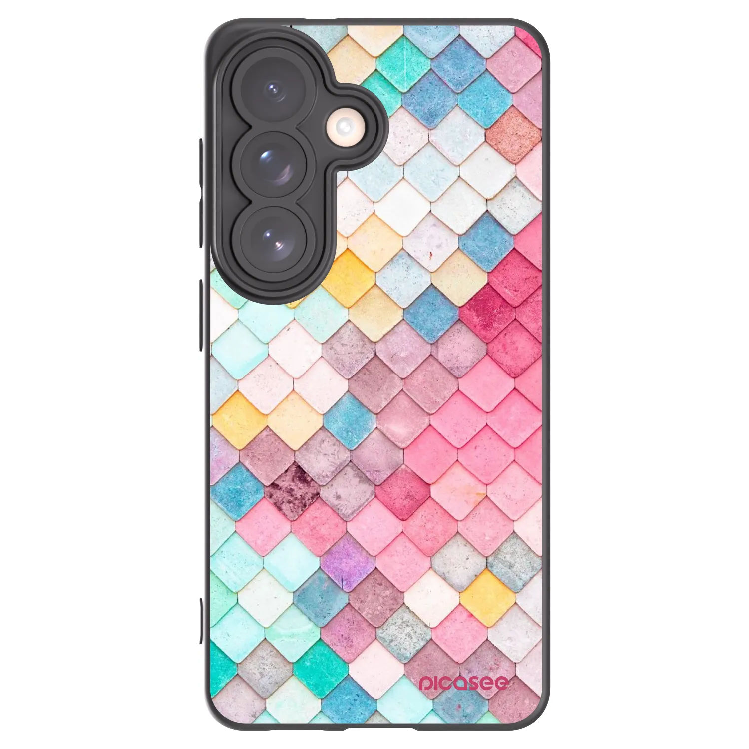 Picasee crna silikonska maskica za Samsung Galaxy S26 - Colorful roof