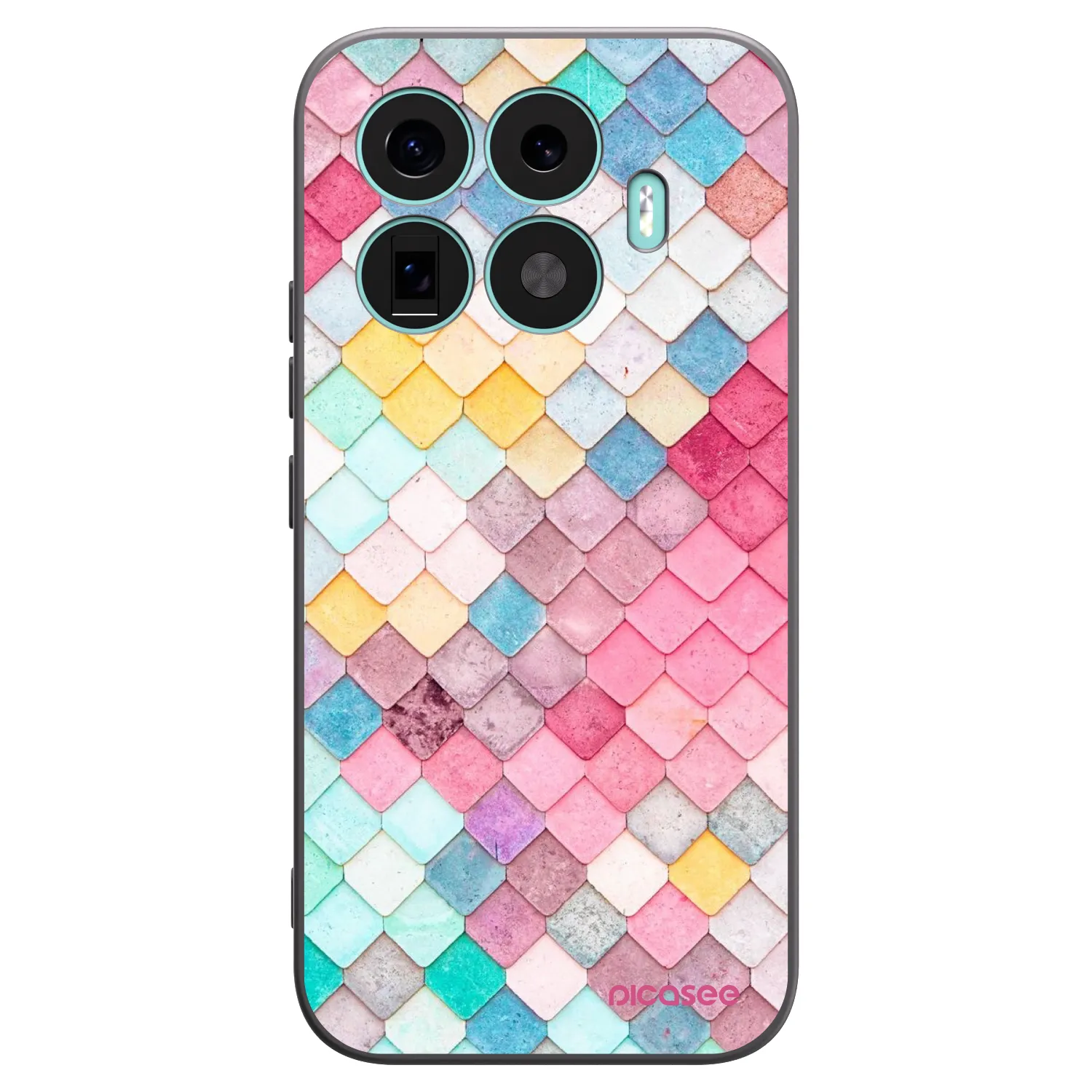 Picasee crna silikonska maskica za Xiaomi 17T - Colorful roof