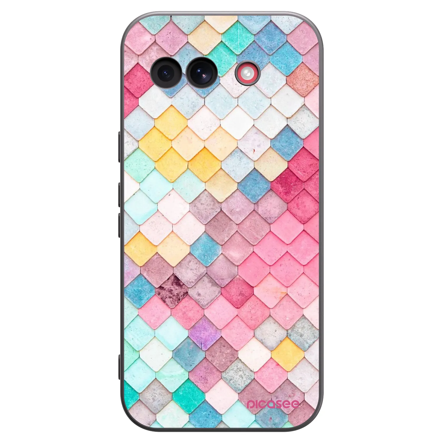Crna silikonska maskica za Google Pixel 10a - Colorful roof