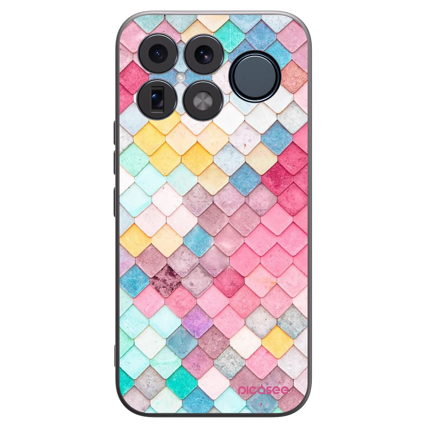 Crna silikonska maskica za Xiaomi Poco F8 Ultra - Colorful roof