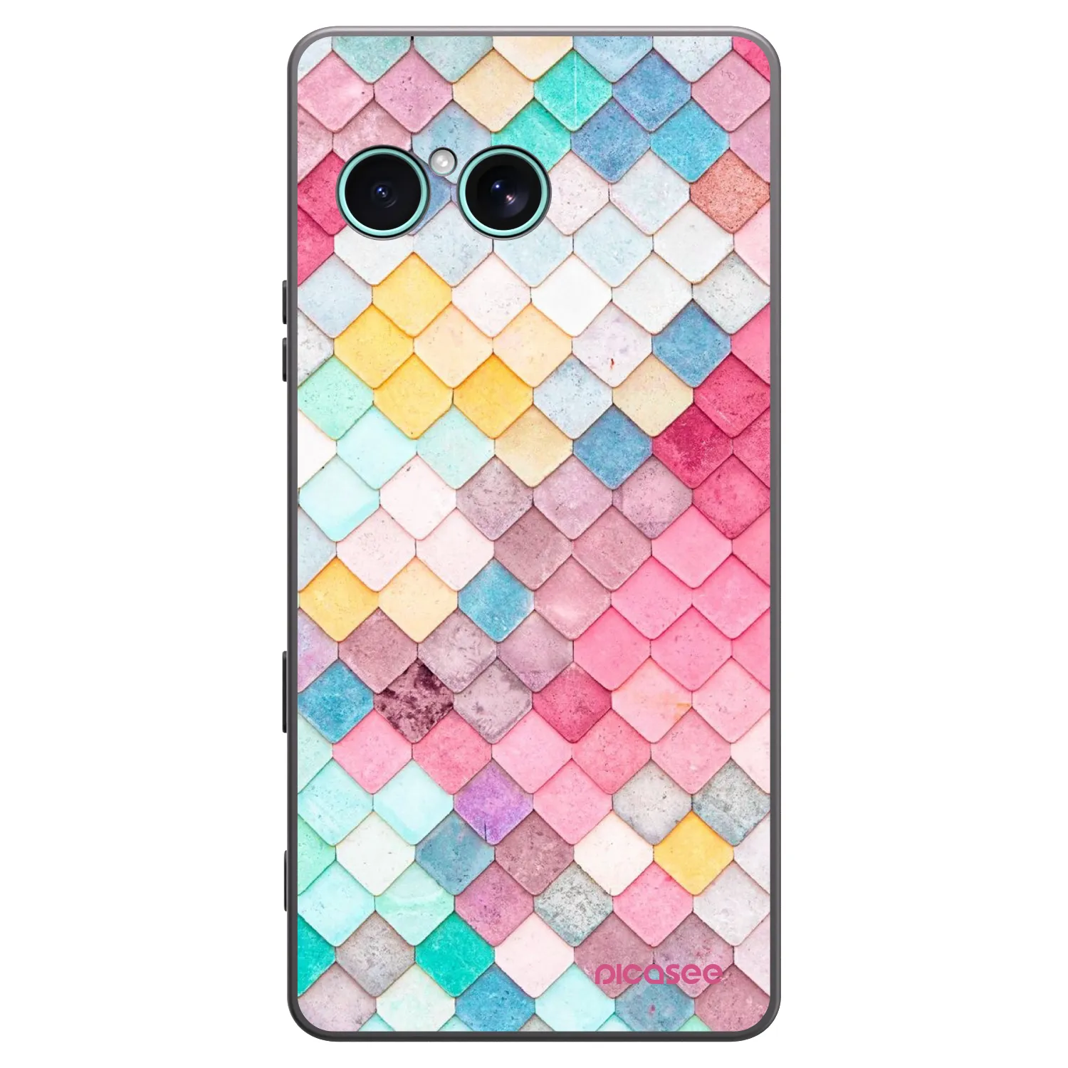 Picasee crna silikonska maskica za Sony Xperia 10 VII - Colorful roof