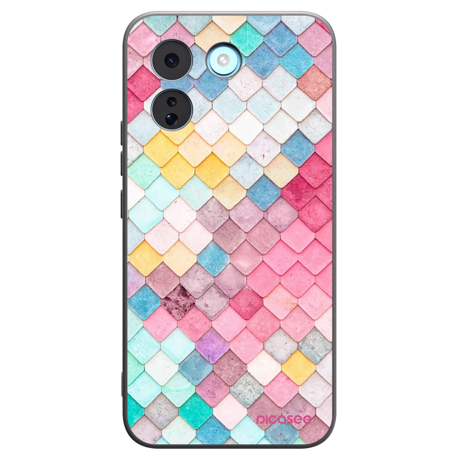 Picasee crna silikonska maskica za Xiaomi Redmi Note 17 Pro MAX 5G - Colorful roof