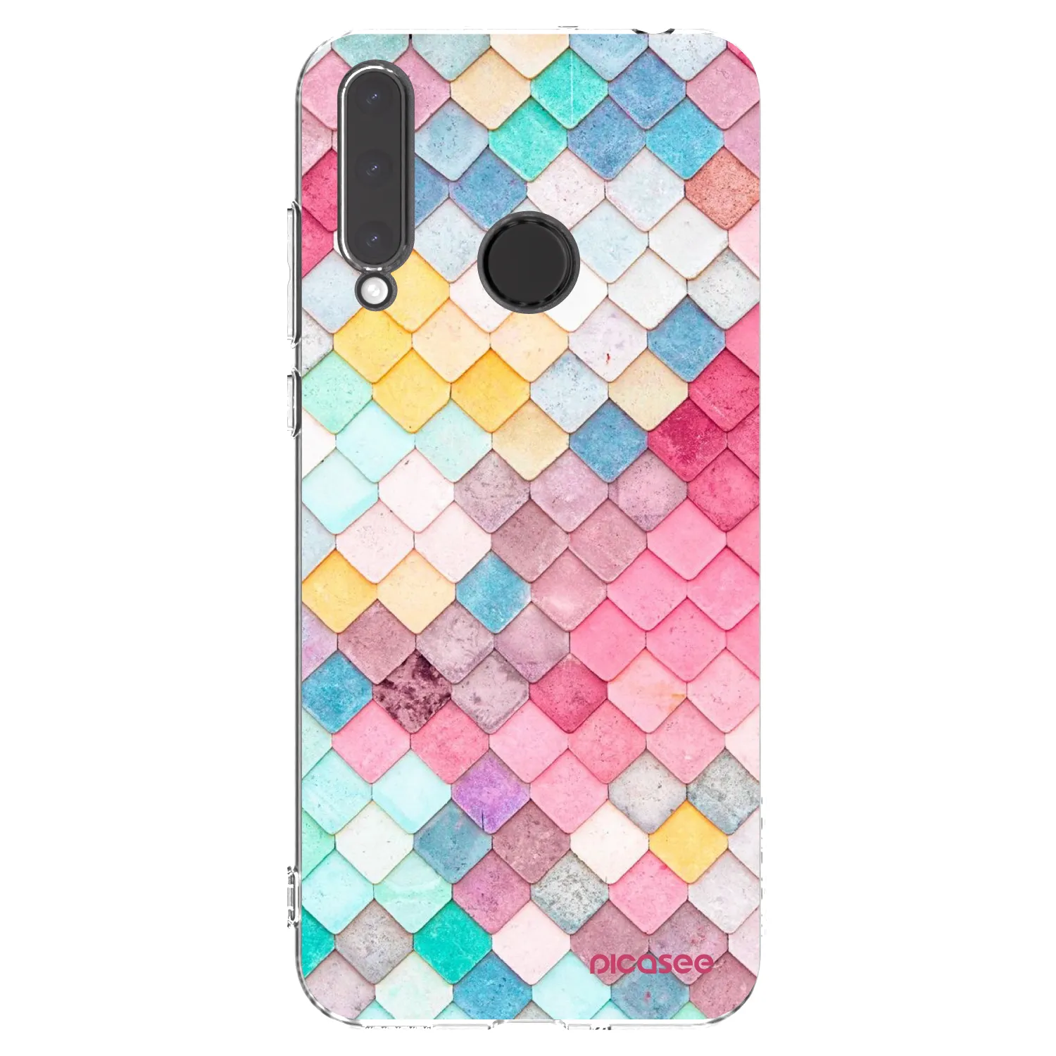 Picasee silikonska prozirna maskica za Honor 20 Lite - Colorful roof