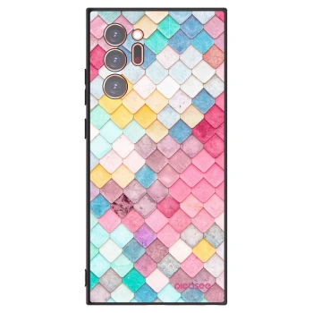 Picasee crna silikonska maskica za Samsung Galaxy Note 20 Ultra - Colorful roof