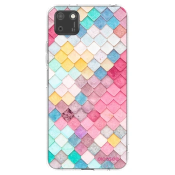 Picasee silikonska prozirna maskica za Huawei Y5P - Colorful roof