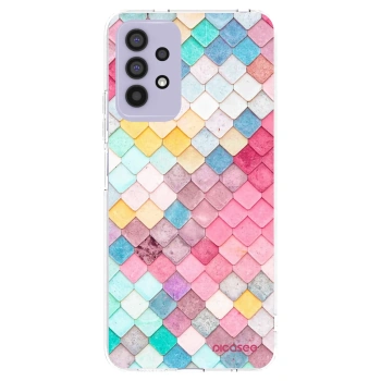 Picasee silikonska prozirna maskica za Samsung Galaxy A32 4G SM-A325F - Colorful roof