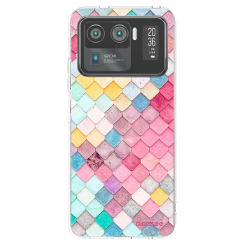 Picasee silikonska prozirna maskica za Xiaomi Mi 11 Ultra - Colorful roof