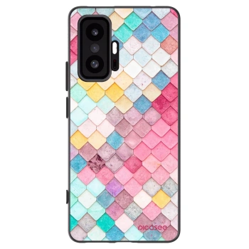 Picasee crna silikonska maskica za Xiaomi 11T Pro - Colorful roof