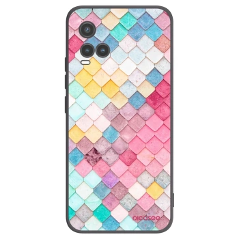 Picasee crna silikonska maskica za Vivo Y33s - Colorful roof