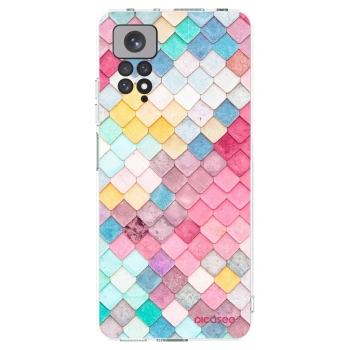 Picasee silikonska prozirna maskica za Xiaomi Redmi Note 11 - Colorful roof