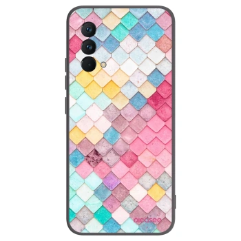 Picasee crna silikonska maskica za Realme GT Master Edition 5G - Colorful roof