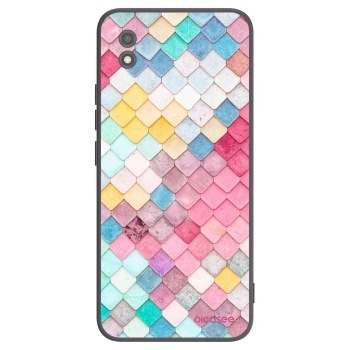 Picasee crna silikonska maskica za Realme C11 (2021) - Colorful roof