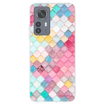 Picasee silikonska prozirna maskica za Xiaomi 12 Pro - Colorful roof