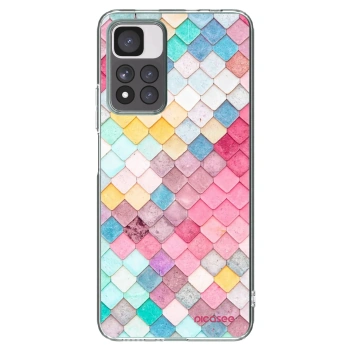 Picasee silikonska prozirna maskica za Xiaomi Redmi Note 11 Pro+ 5G - Colorful roof
