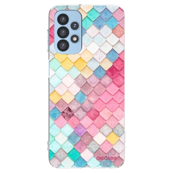 Picasee silikonska prozirna maskica za Samsung Galaxy A23 A235F 4G - Colorful roof