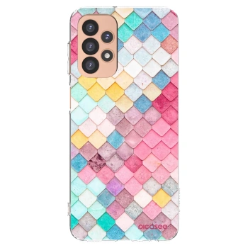 Picasee silikonska prozirna maskica za Samsung Galaxy A23 A236B 5G - Colorful roof