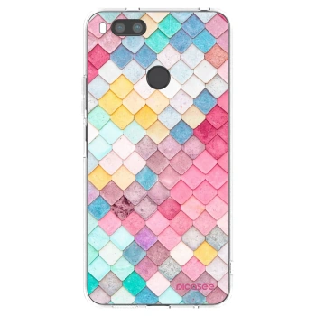 Picasee silikonska prozirna maskica za Xiaomi Redmi A1 - Colorful roof