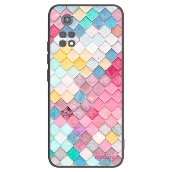 Picasee crna silikonska maskica za Xiaomi Redmi Note 11S 5G - Colorful roof