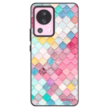 Picasee crna silikonska maskica za Xiaomi 13 Lite - Colorful roof
