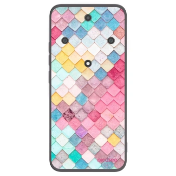 Picasee crna silikonska maskica za Honor Magic5 Lite 5G - Colorful roof