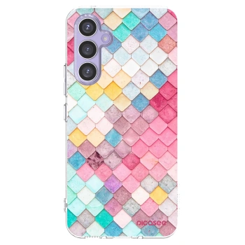 Picasee silikonska prozirna maskica za Samsung Galaxy A54 5G A546B - Colorful roof