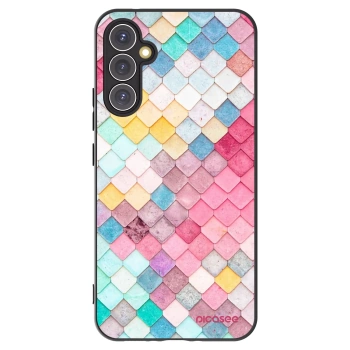Picasee crna silikonska maskica za Samsung Galaxy A34 5G A346B - Colorful roof