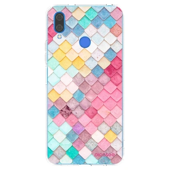 Picasee silikonska prozirna maskica za Huawei Nova 3i - Colorful roof