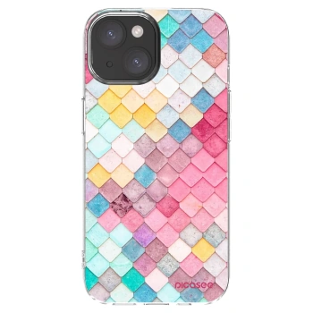 Picasee silikonska prozirna maskica za Apple iPhone 15 - Colorful roof