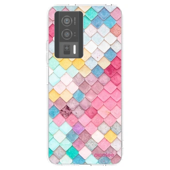 Picasee silikonska prozirna maskica za Xiaomi Poco F5 Pro 5G - Colorful roof