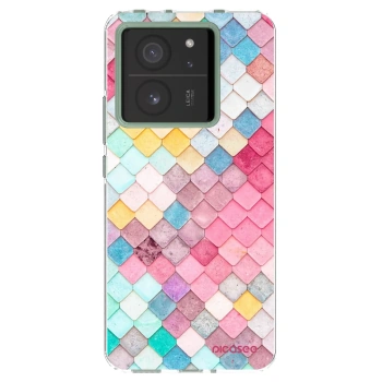 Picasee silikonska prozirna maskica za Xiaomi 13T Pro - Colorful roof