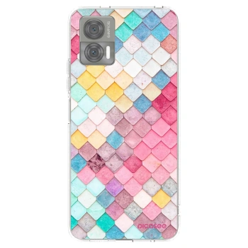 Picasee silikonska prozirna maskica za Motorola Edge 30 Neo - Colorful roof