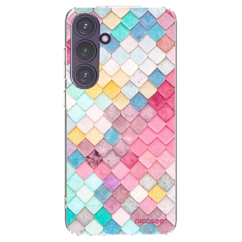 Picasee silikonska prozirna maskica za Samsung Galaxy S24+ S926B 5G - Colorful roof