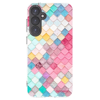 Picasee silikonska prozirna maskica za Samsung Galaxy S23 FE S711B - Colorful roof